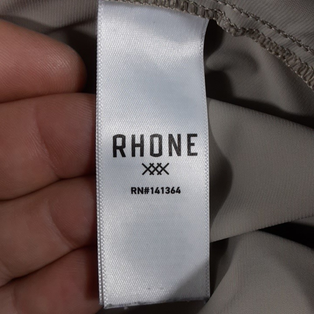 Rhone Commuter Shorts Mens 33 Khaki Tan Technical Stretch Performance Fits 34 - Picture 9 of 11